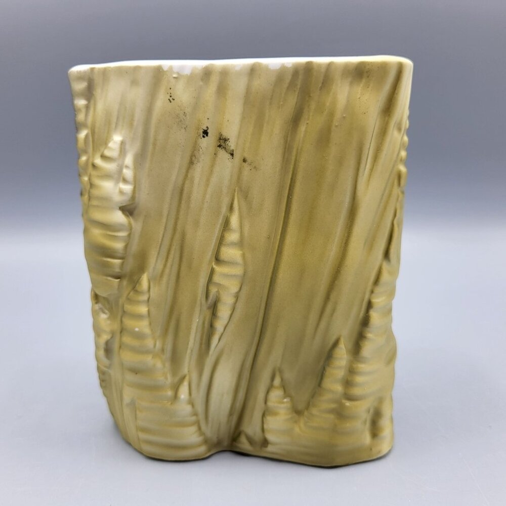 Vintage MCM Bambi Deer Vase Kitchy Planter Deer & Mushrooms Ceramic Table Decor - Picture 6 of 16